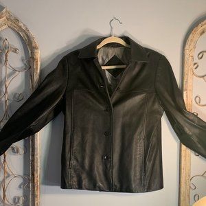 Valerie Stevens leather jacket, size M